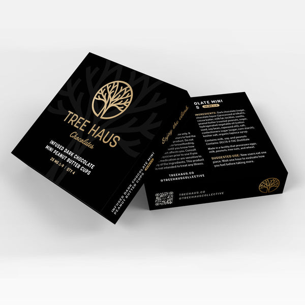 Delta 9 THC 25mg - Peanut Butter Cups - 4ct - Milk Chocolate